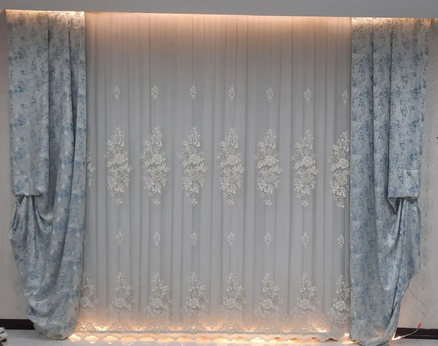 پرده پذیرایی|پرده، رانر، رومیزی|قرچک, شهرک الحدید|دیوار