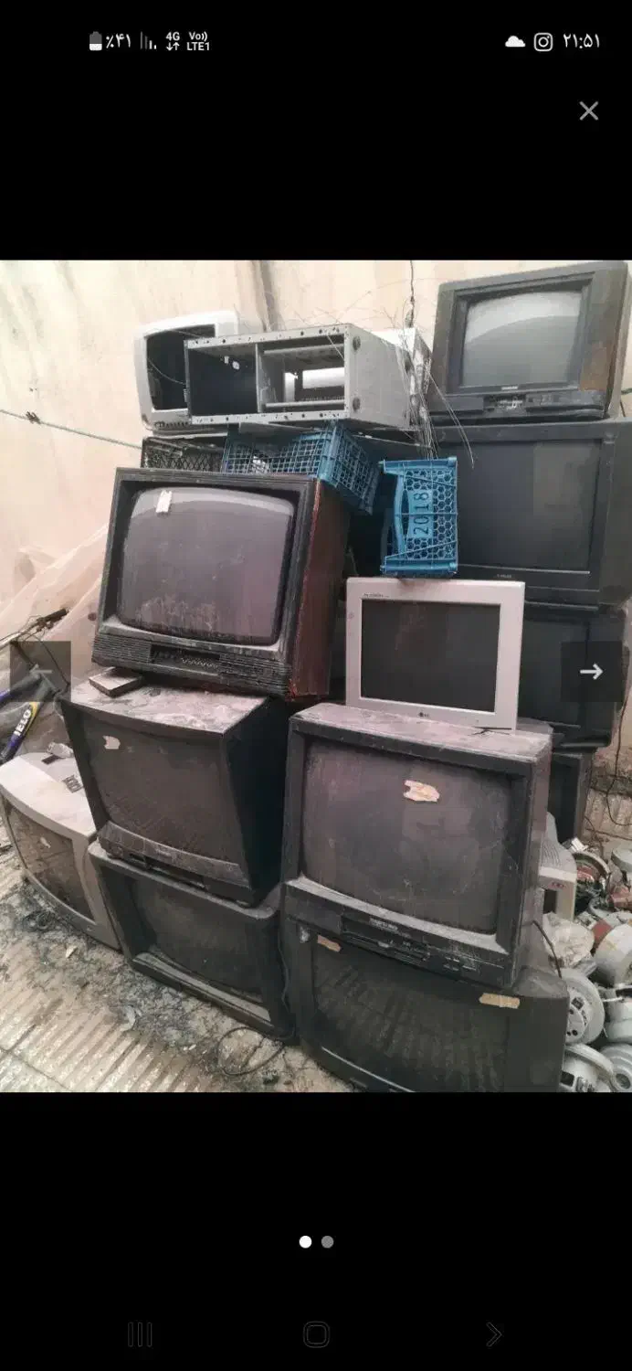 فروش و خرید تلویزیون قدیمی|تلویزیون و پروژکتور|هشتگرد, شهرک ریحانه|دیوار