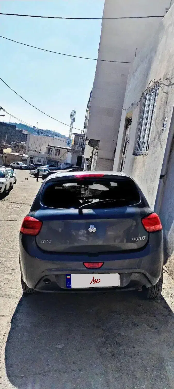 تیبا ۲ تمیز خاکستری|خودرو سواری و وانت|سنندج, |دیوار