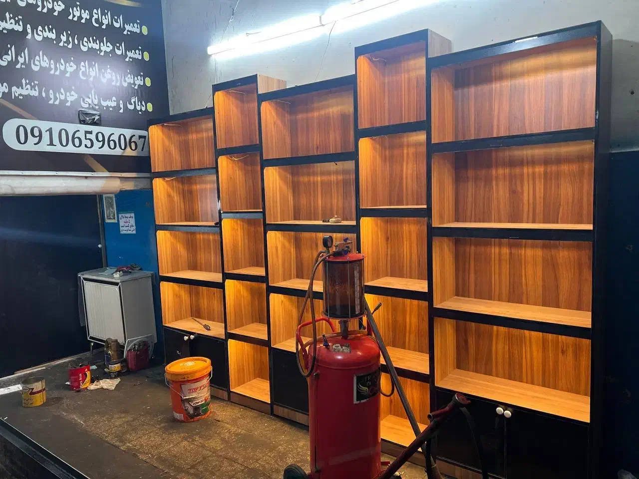 دیزاین مغازه قفسه روغن|فروشگاه و مغازه|تهران, شهرک ولیعصر شمالی|دیوار