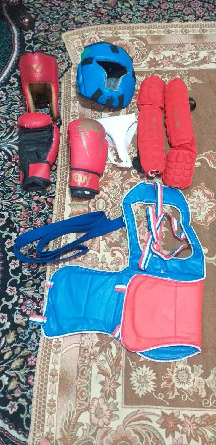 لوازم کیک بوکسینگ کاملا نو|تجهیزات ورزشی|تهران, جوادیه تهرانپارس|دیوار