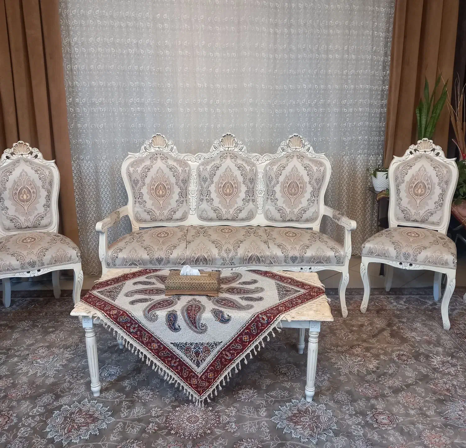 مبلمان استیل ۹ نفره|مبلمان خانگی و میز عسلی|ری, شهرری|دیوار