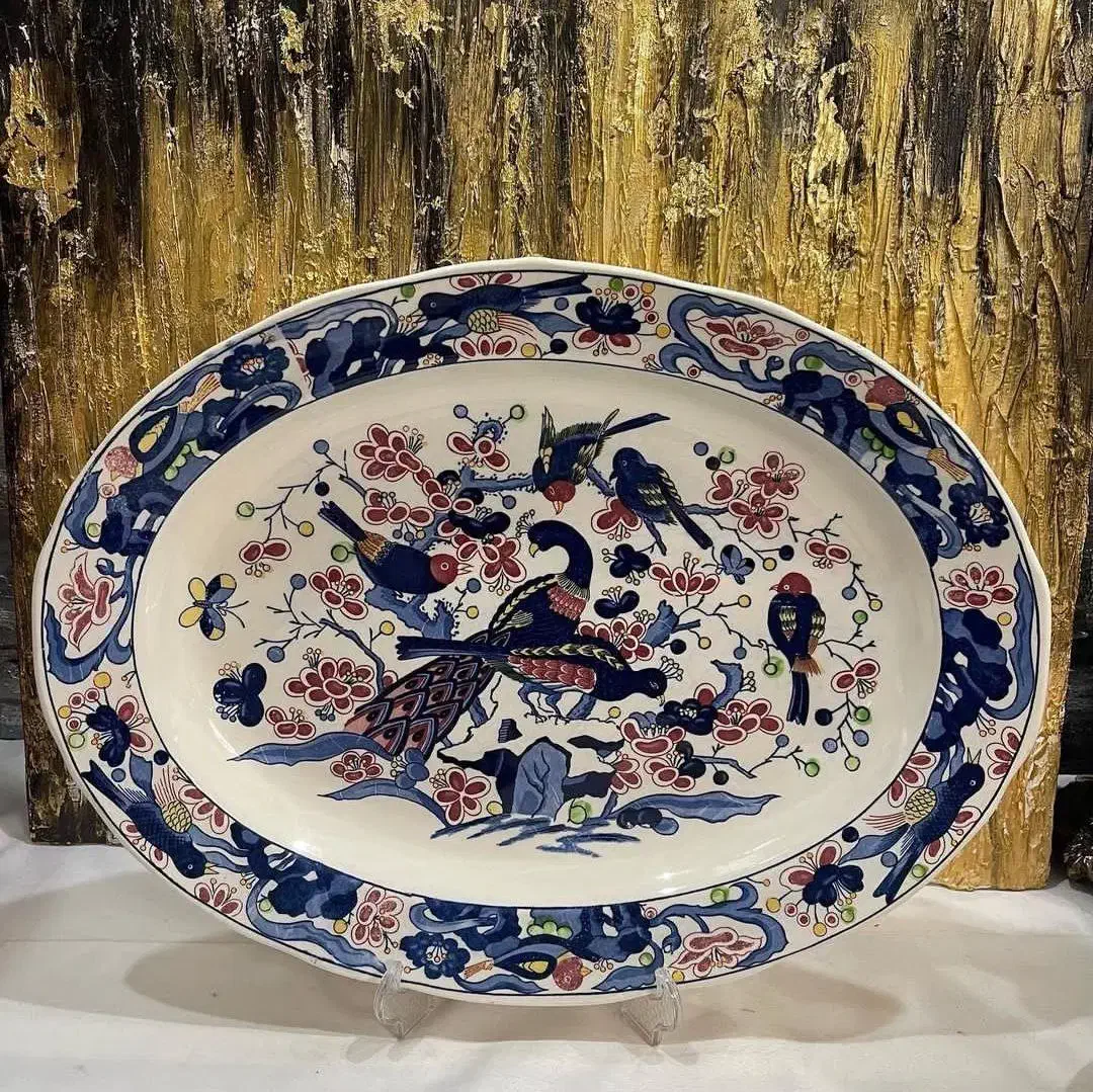 دیس گل مرغی|کلکسیون اشیاء عتیقه|جغتای, |دیوار