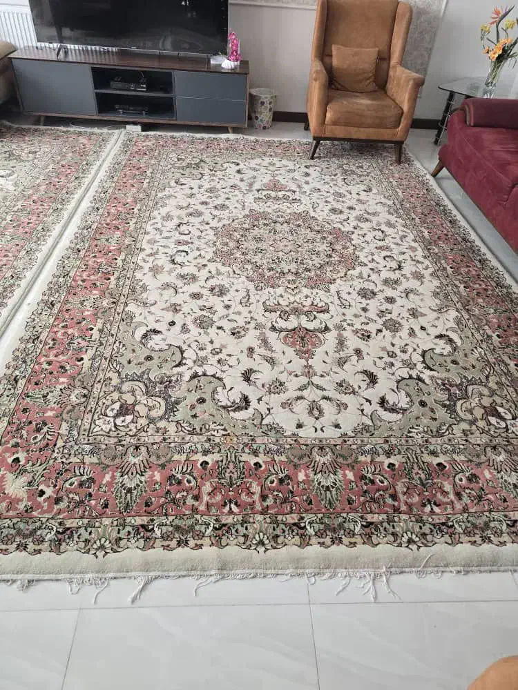 ۲ عدد فرش ۹ متری درحد نو|فرش|زنجان, |دیوار