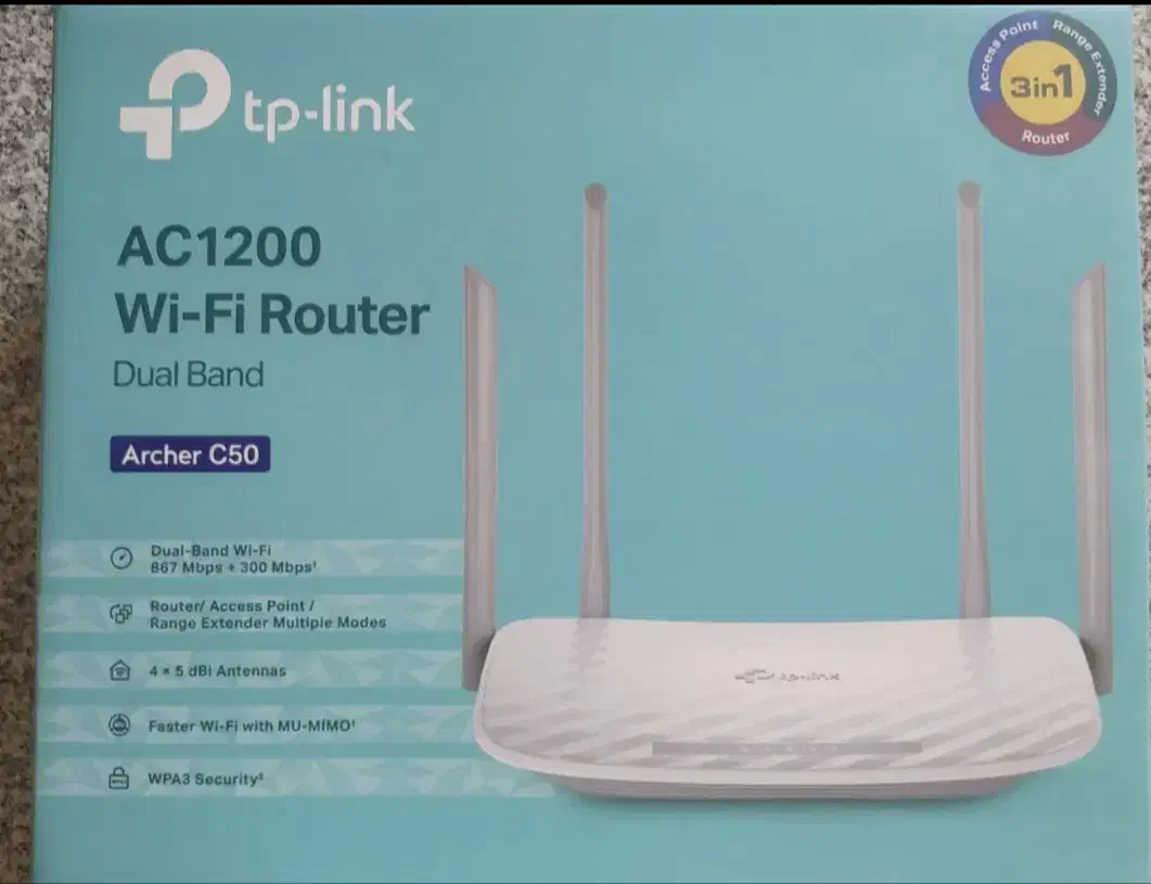 مودم TP-Link ac1200 چهار آنتن سرعت بالا|مودم و تجهیزات شبکه|خمینی‌شهر, |دیوار