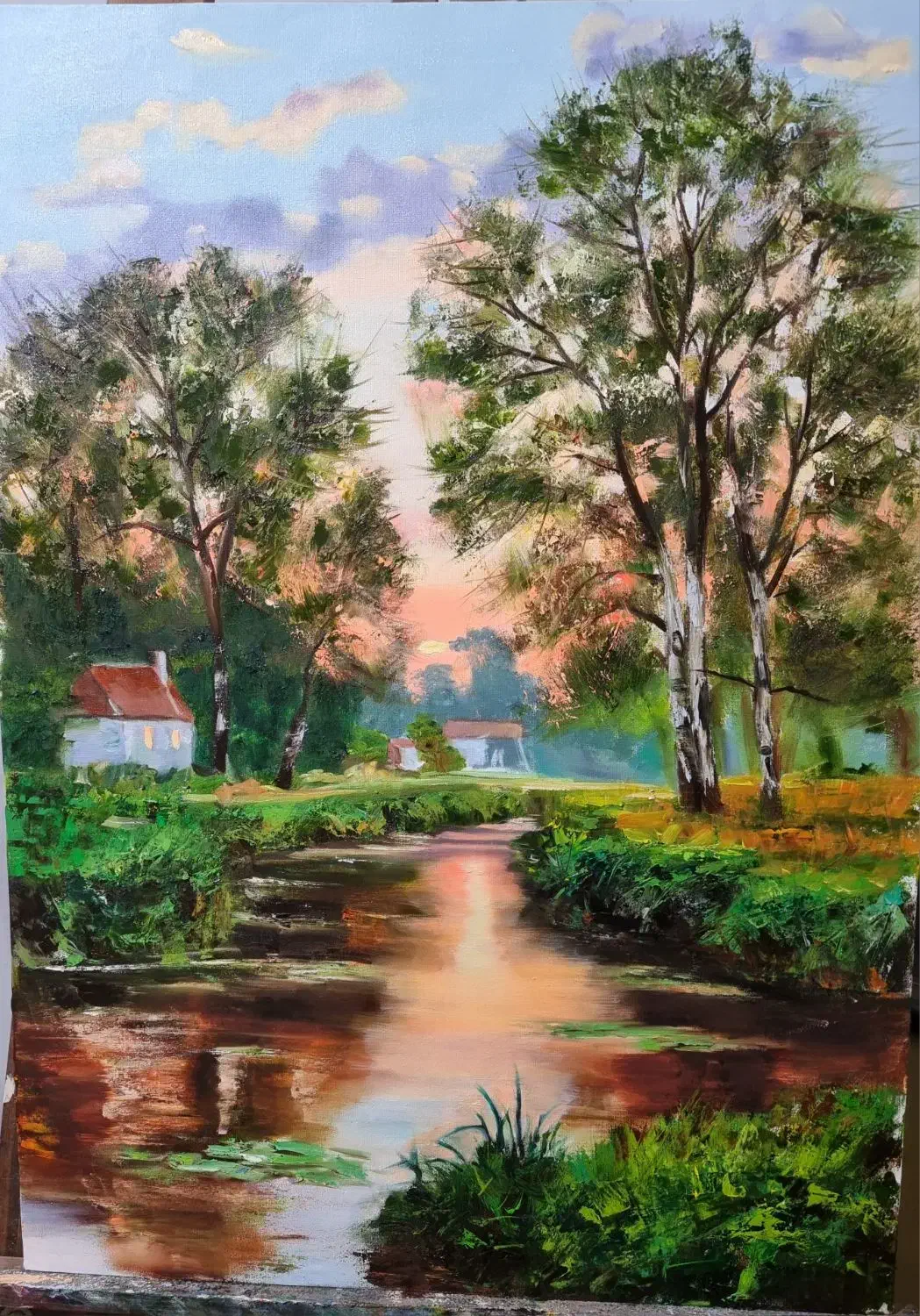 منظره رنگ روغن|تابلو، نقاشی، عکس|تهران, جوادیه تهرانپارس|دیوار