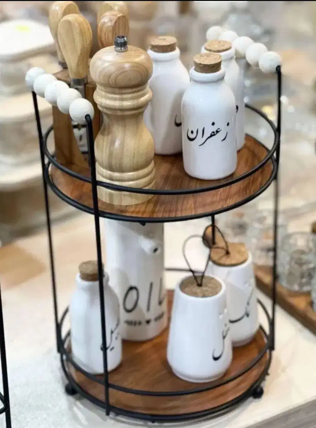 استند ادویه|آب‌چکان و نظم‌دهنده ظروف|تهران, خاک سفید|دیوار