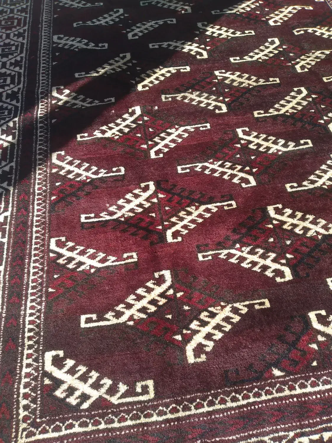 فرش دستباف ترکمن|فرش|گرگان, |دیوار