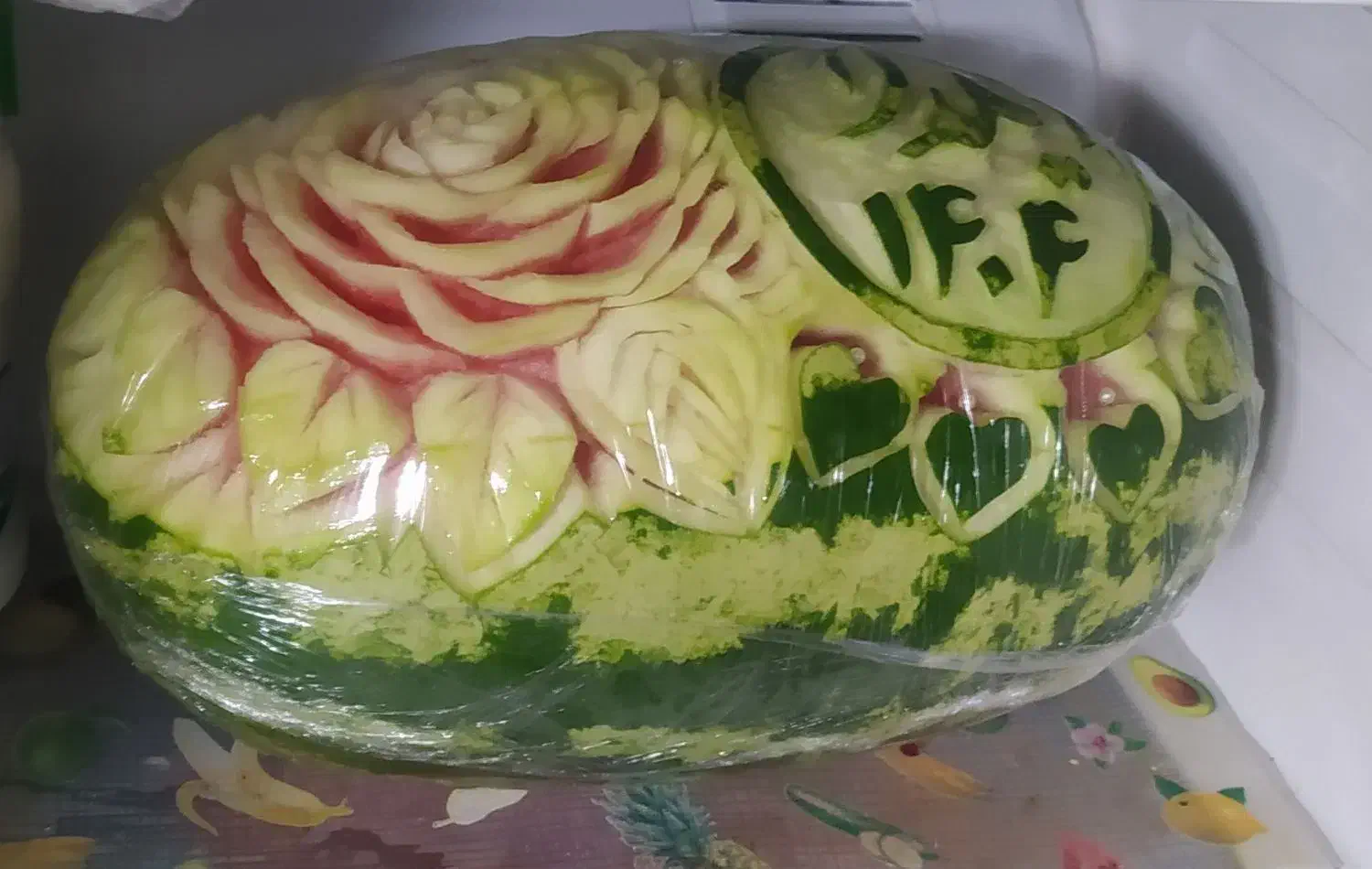 میوه آرایی هندوانه و کدو|صنایع دستی و سایر لوازم تزئینی|تهران, قصر فیروزه ۱|دیوار