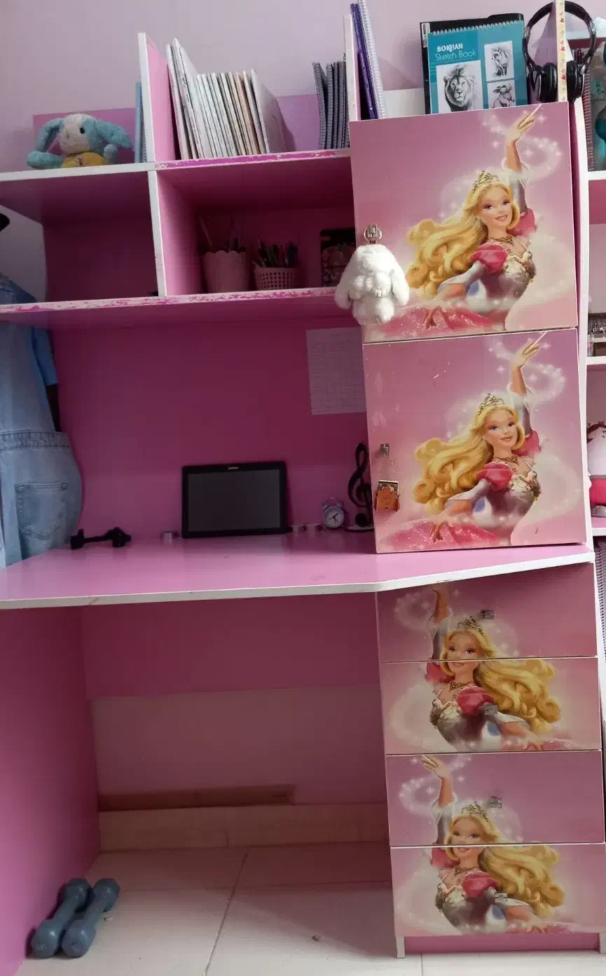 کتابخانه میز تحریر شلف کشو کمد|میز تحریر و کامپیوتر|قزوین, |دیوار