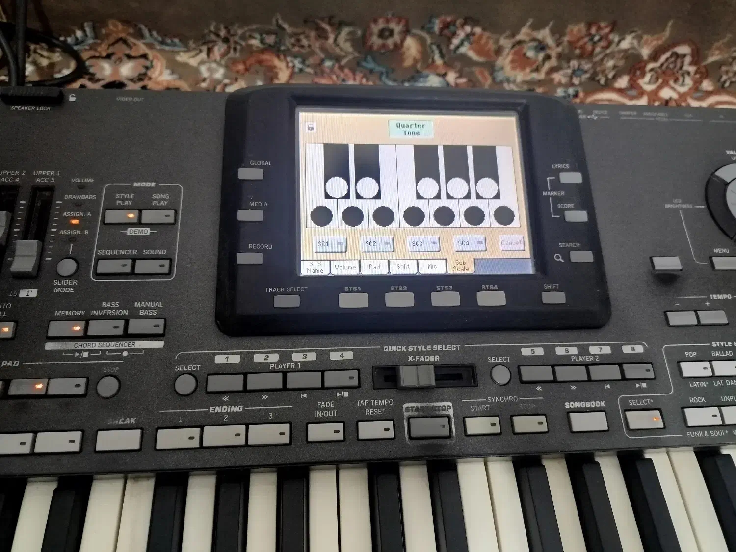 ارگpa3xاورینتال 5اکتاو|پیانو، کیبورد، آکاردئون|قیدار, |دیوار