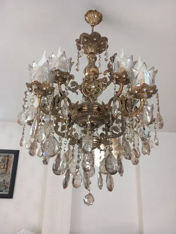 لوستر برنز و لوستر آشپزخانه و اتاق کودک|لوستر و چراغ آویز|قم, پردیسان|دیوار