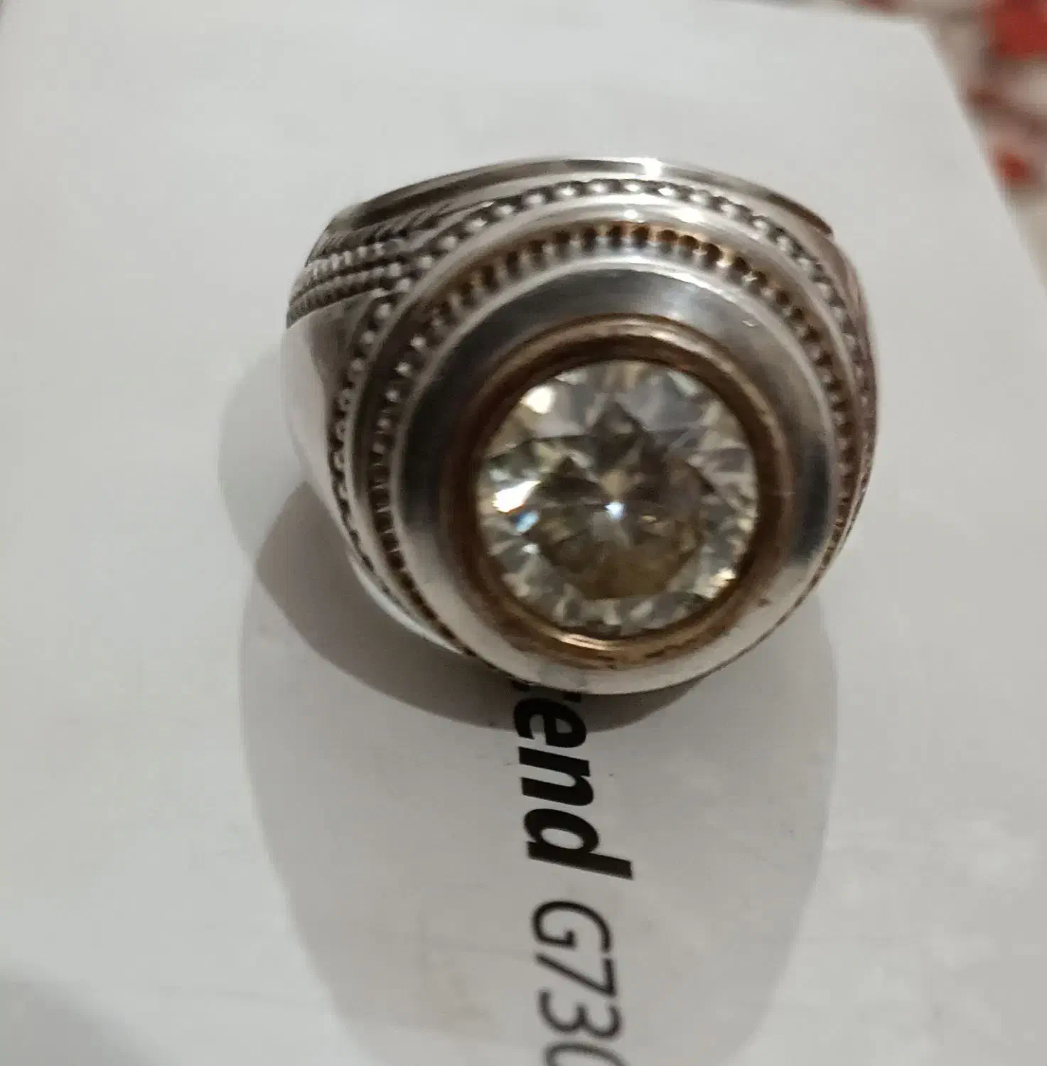 انگشتر موزانایت طلایی|جواهرات|تبریز, |دیوار