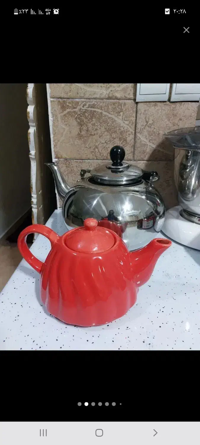 کتری قوری استیل|قوری، کتری، قهوهساز دستی|تهران, جنتآباد شمالی|دیوار