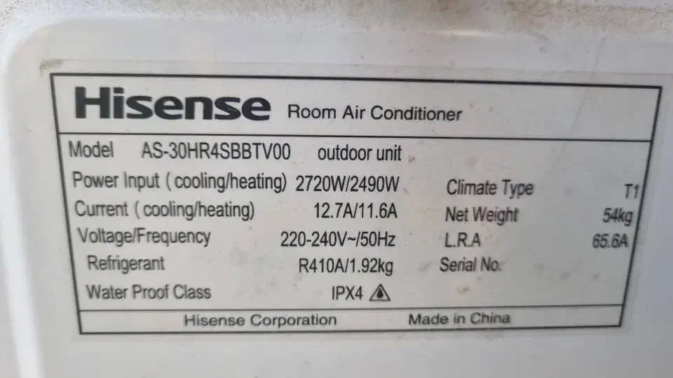 کولر گازی ۳۰ هزار هایسنس|کولر گازی و فنکوئل|کرج, فاز ۴ مهرشهر|دیوار