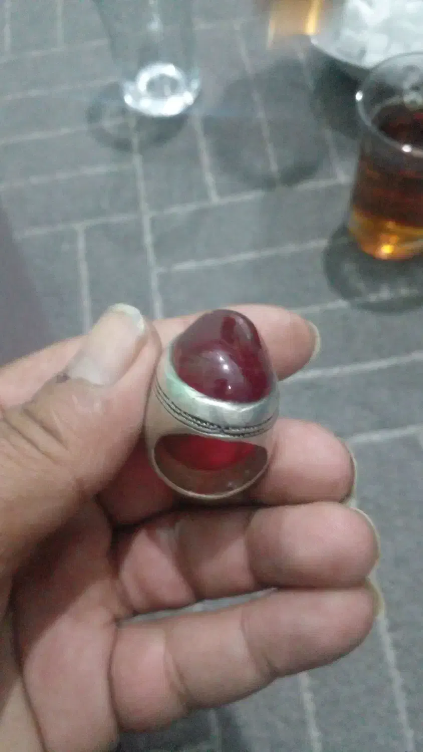 انگشتر یاقوت سنگین|کلکسیون اشیاء عتیقه|زاهدان, |دیوار