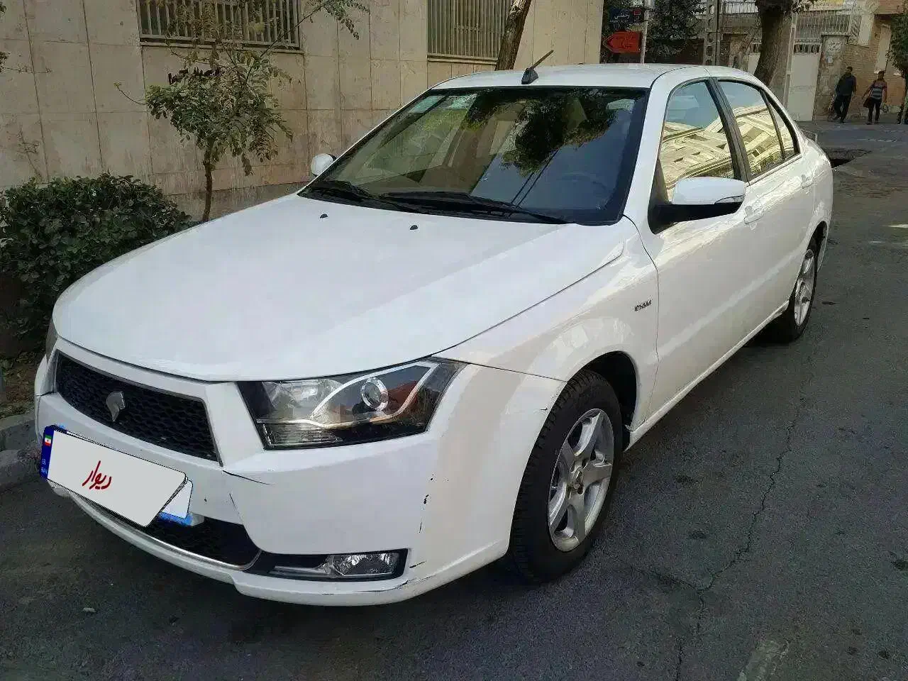 دنا معمولی مدل ۱۳۹۴ سفید تیپ ۲|خودرو سواری و وانت|تهران, شهرک صدرا|دیوار