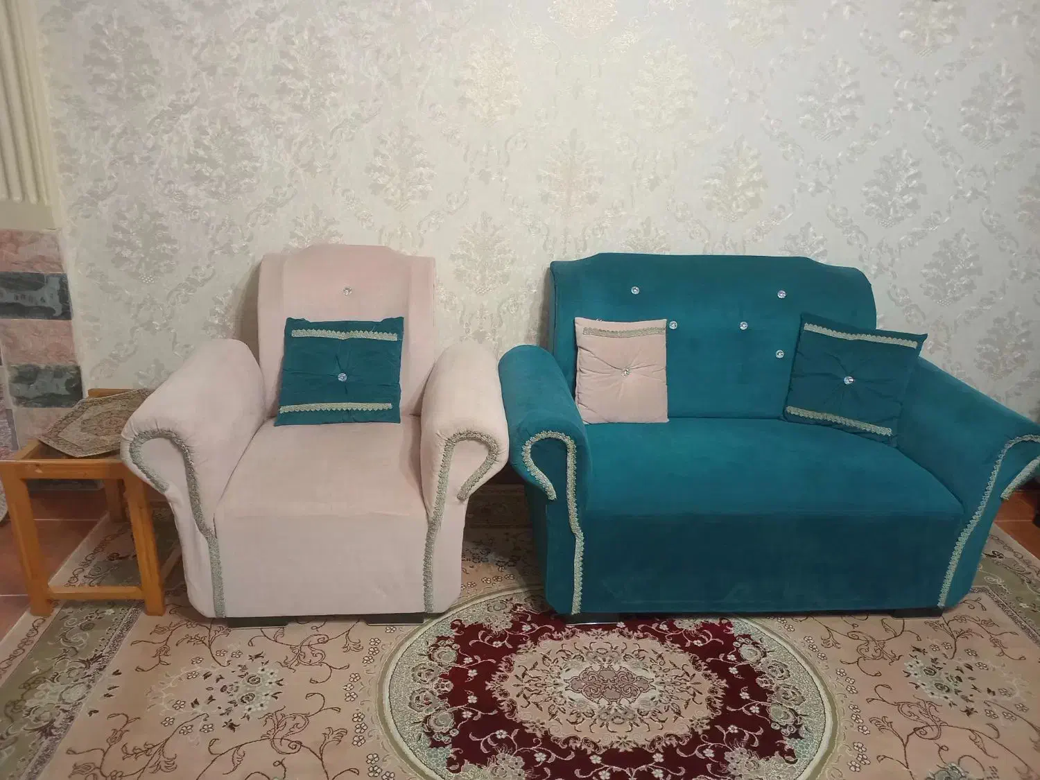 فروش مبل دست دوم|مبلمان خانگی و میز عسلی|رضوانشهر, |دیوار