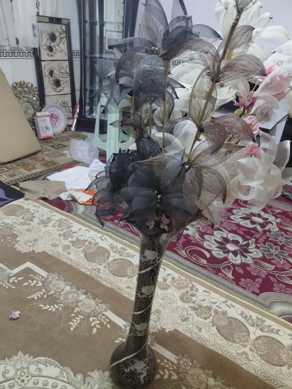 گل با گلدون فقط و فقط ۲۰۰|گل مصنوعی|بهارستان, |دیوار