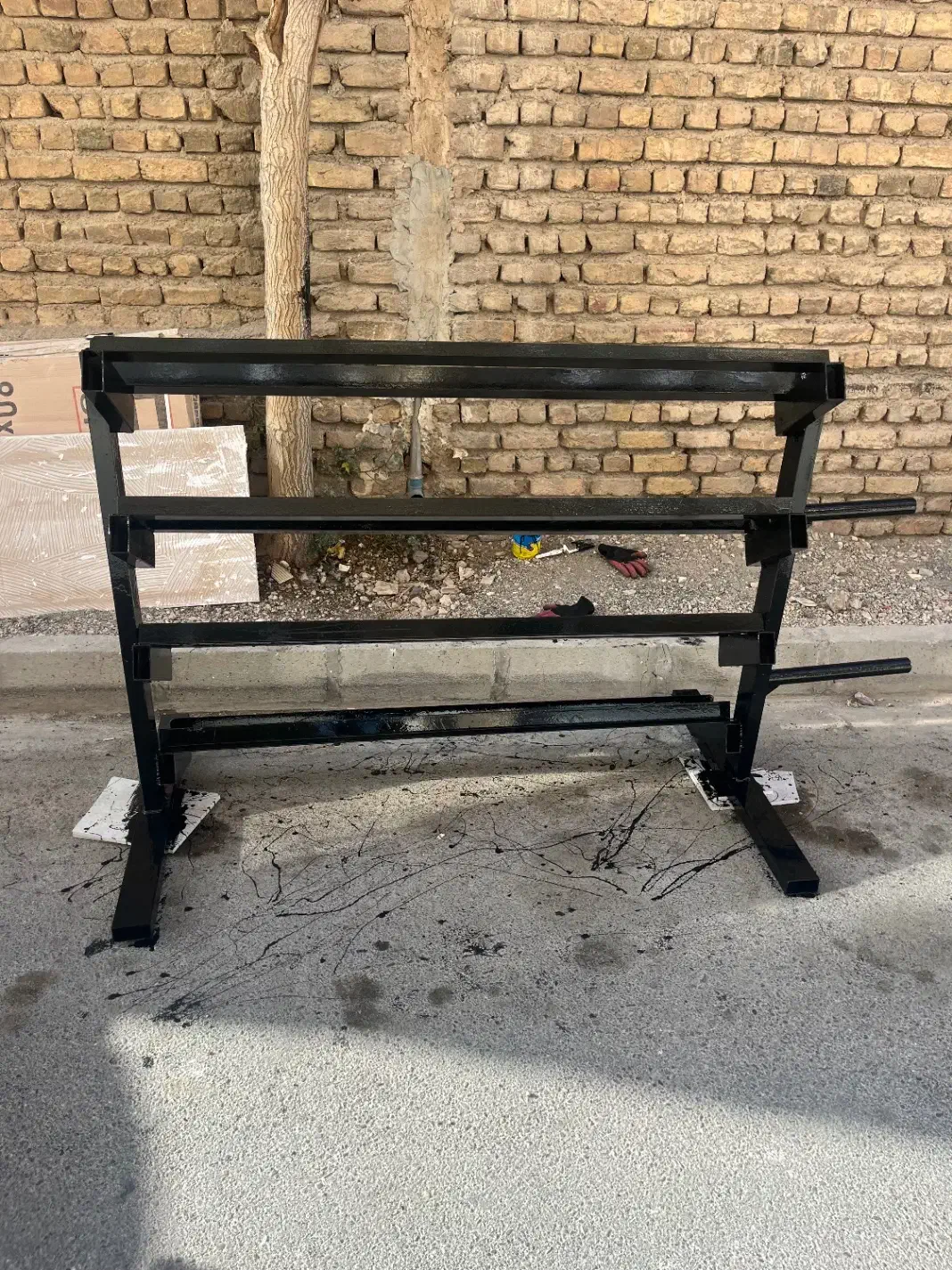 فروش رک دمبل|تجهیزات ورزشی|تاکستان, |دیوار