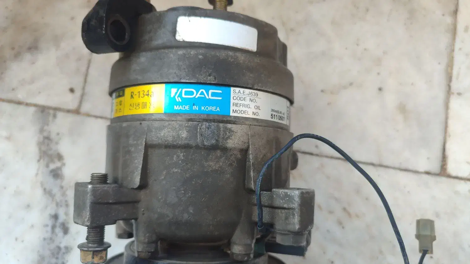 کمپرسور کولر پراید داک کره|قطعات یدکی و لوازم جانبی|اصفهان, کوی شهید کشوری|دیوار