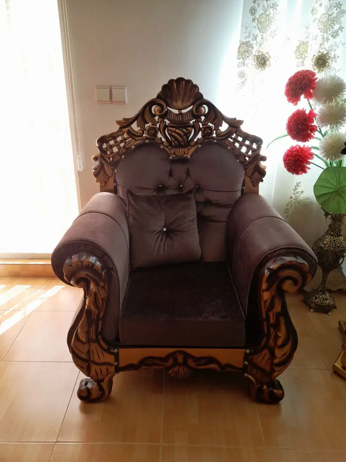 مبل نه نفره سلطنتی|مبلمان خانگی و میز عسلی|ارومیه, |دیوار