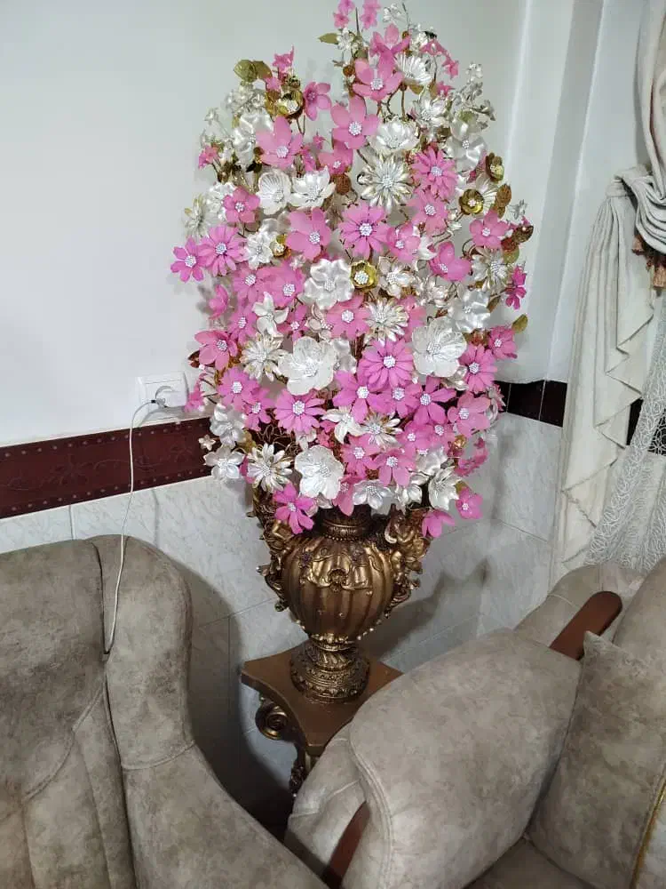 گل کریستال|گل مصنوعی|هشتگرد, شهرک وحدت|دیوار