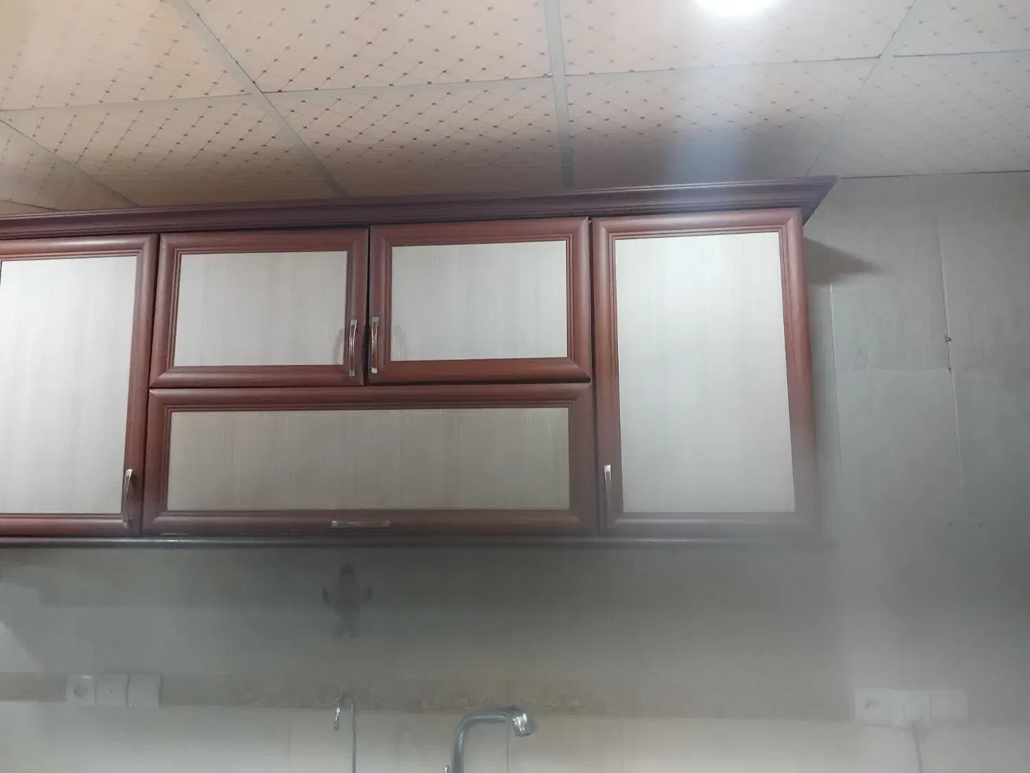 فروش فوری کابینت ام دی اف دو رنگ|مصالح و تجهیزات ساختمان|بندر ماهشهر, |دیوار