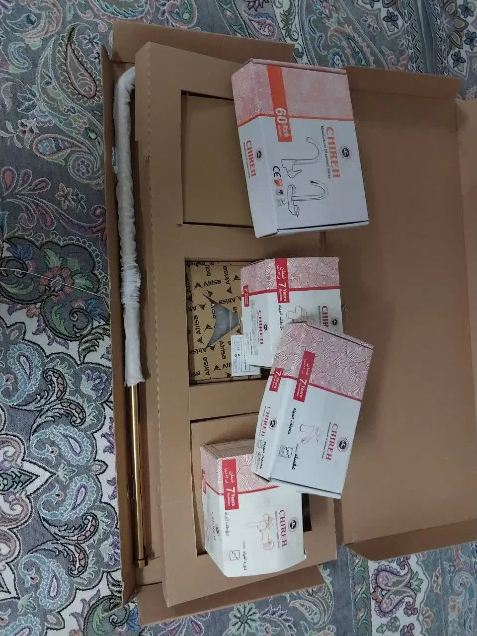 شیرالات طلایی|لوازم سرویس بهداشتی|قم, شهید صیاد شیرازی|دیوار