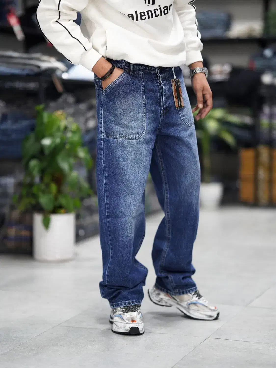 شلوار نیم بگ جیب آمریکایی|لباس|نسیم‌شهر, |دیوار