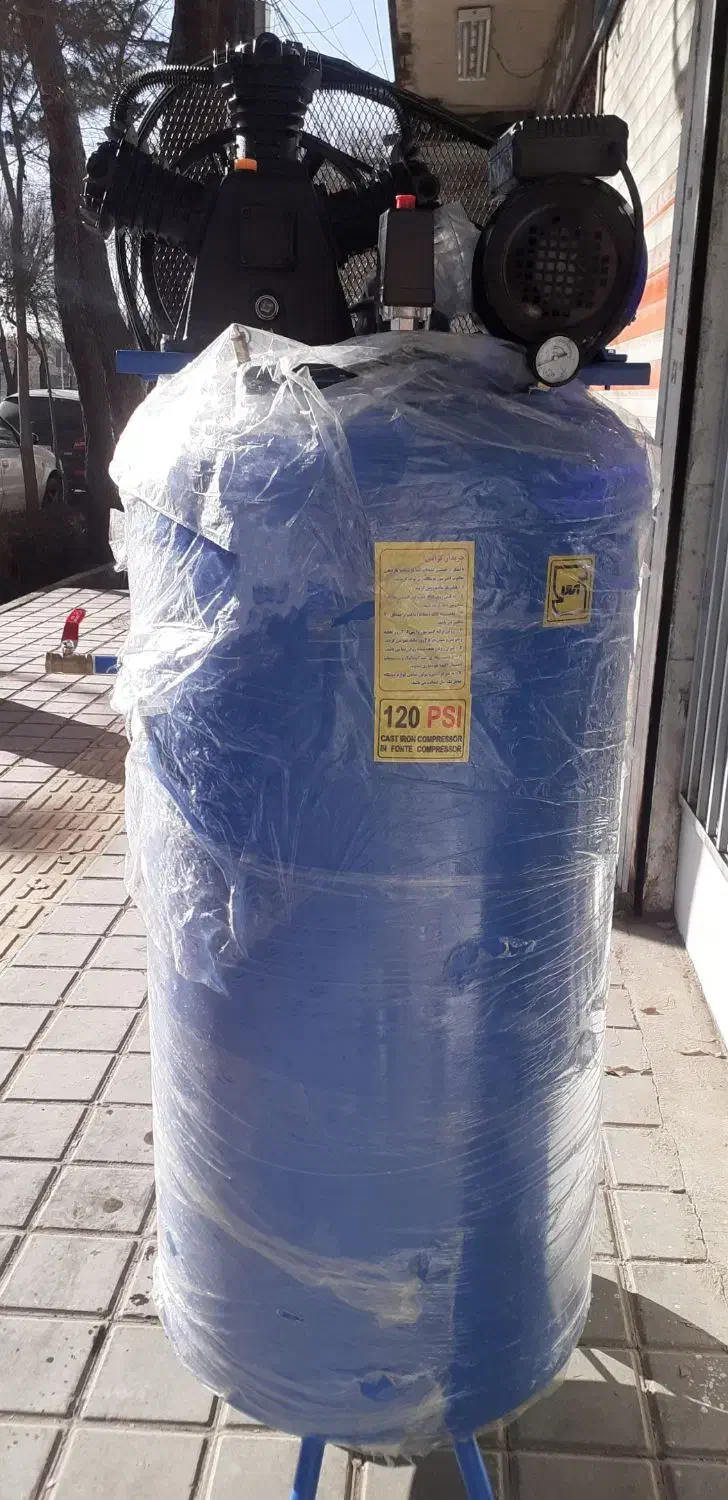 کمپرسور باد300لیتر موتور هوا ایستاده تسمه ای روغنی|ابزارآلات|شیراز, شهرک گلستان|دیوار
