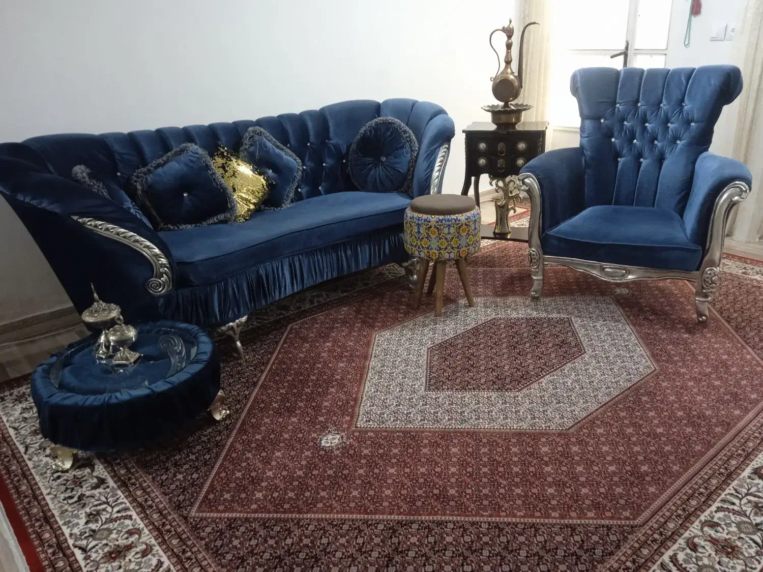 مبل هفت نفره سالم|مبلمان خانگی و میز عسلی|زنجان, |دیوار