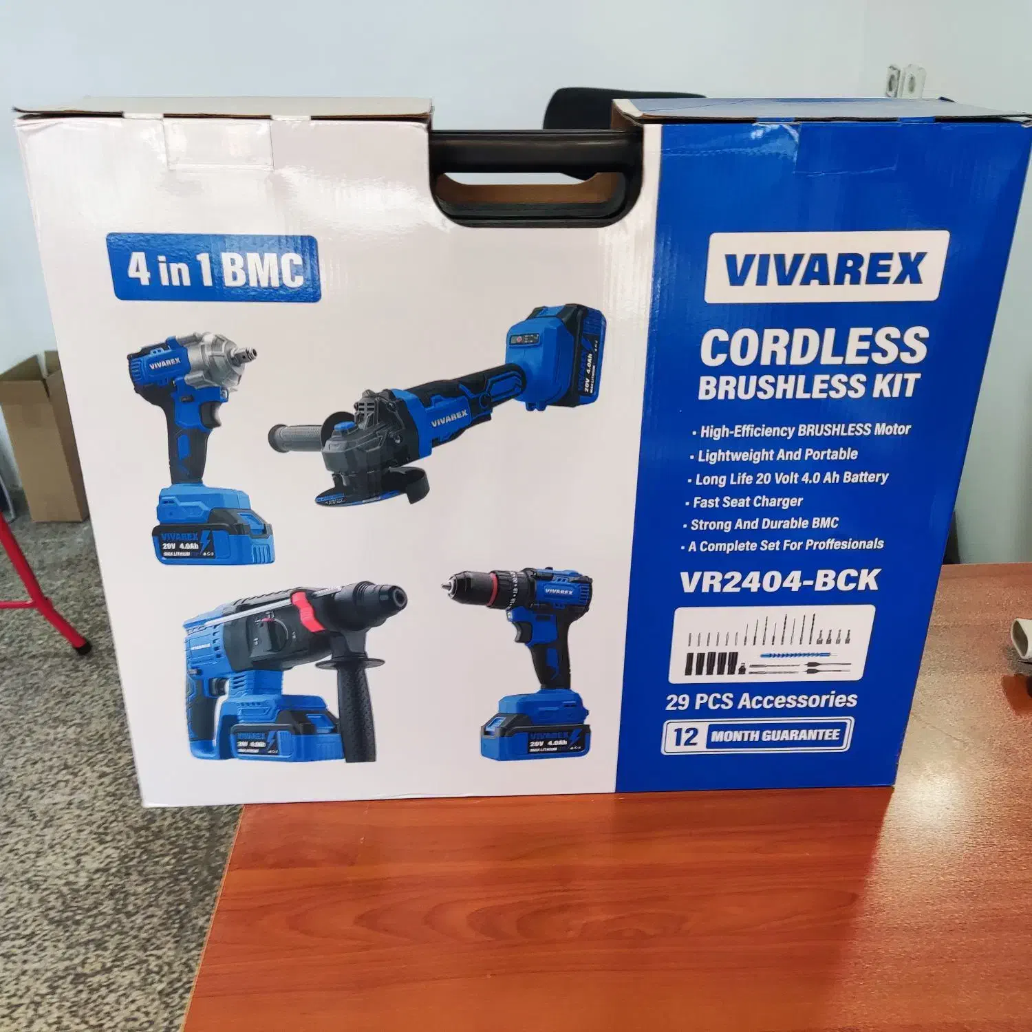 ست ۴ تایی فرز مینی، دریل، بکس و بتن کن شارژی|ابزارآلات|چالوس, |دیوار