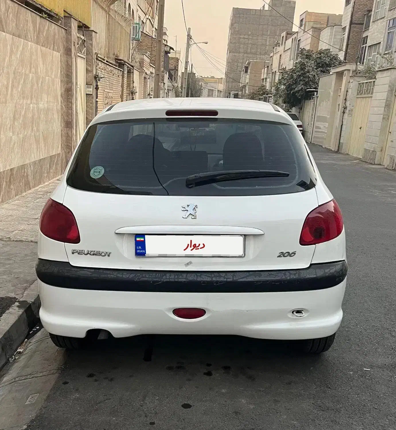 206 تیپ 2 مدل 90|خودرو سواری و وانت|ری, اقدسیه|دیوار