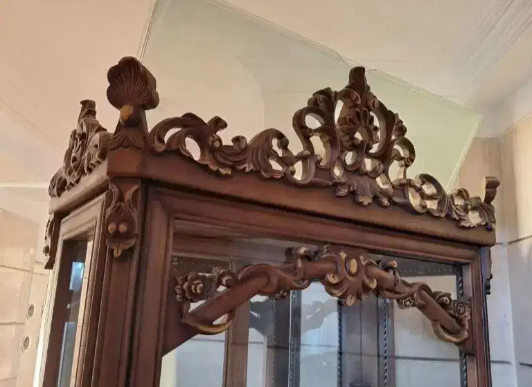 بوفه سالم منبت کاری چوب راش|بوفه، ویترین، کنسول|دزفول, |دیوار