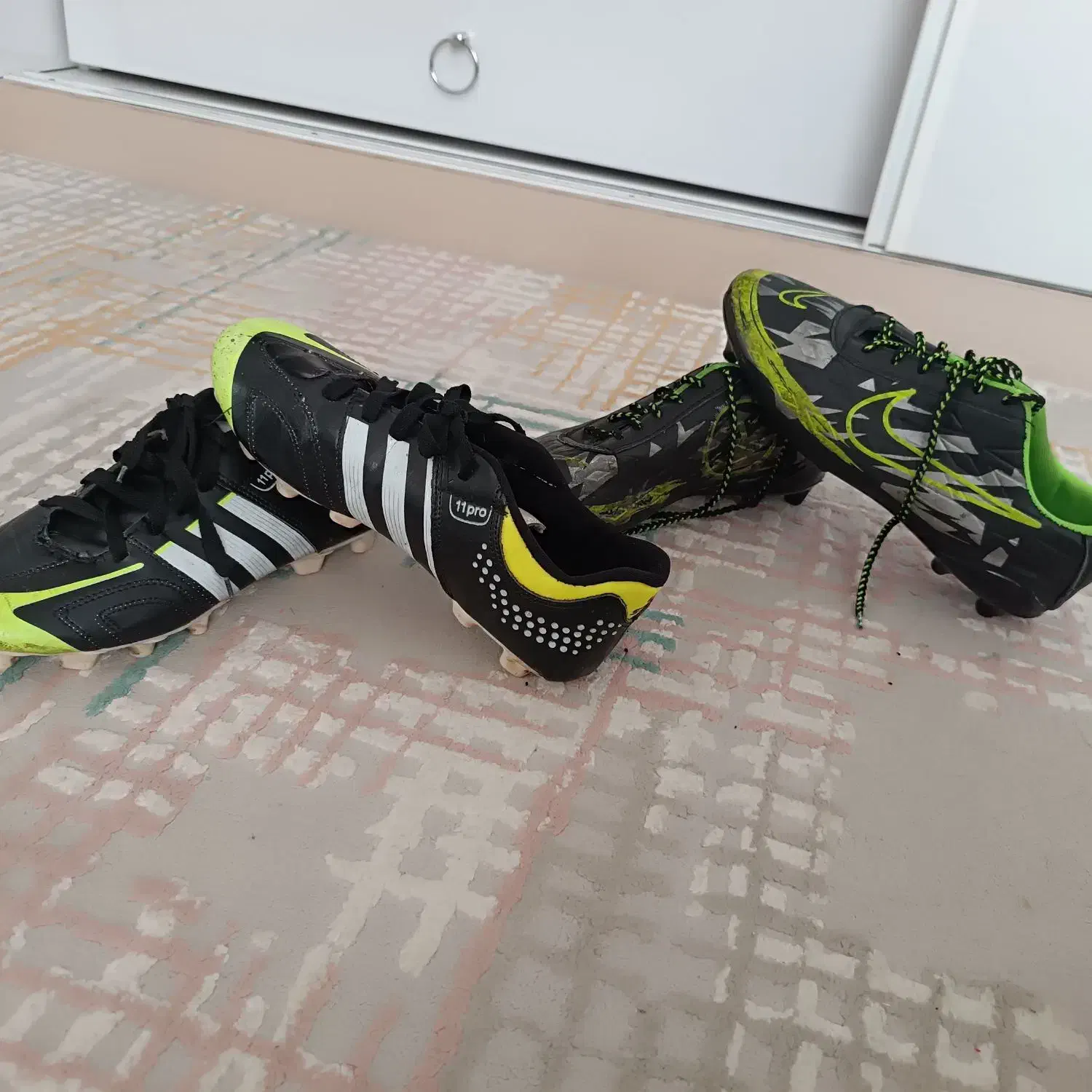 کفش فوتبال ادیداس/نایک/فروش تکی/فروش هر دوتا|کیف، کفش، کمربند|مریوان, |دیوار