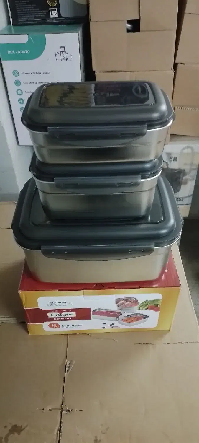 ظروف غذای استیل کوچک و بزرگ|ظروف نگهدارنده، پلاستیکی، یکبارمصرف|مرند, |دیوار