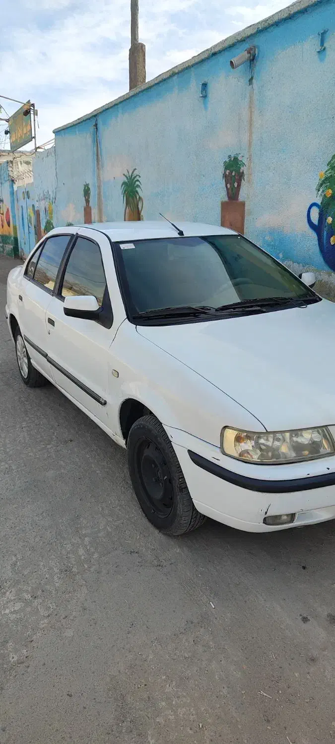 سمند سفید91|خودرو سواری و وانت|زاهدان, |دیوار