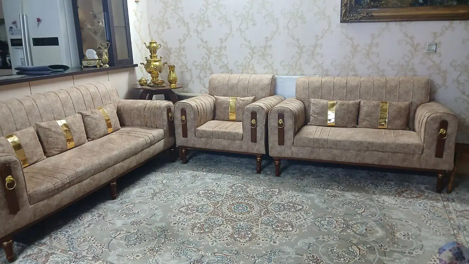 مبل راحتی 6نفره|مبلمان خانگی و میز عسلی|زنجان, |دیوار