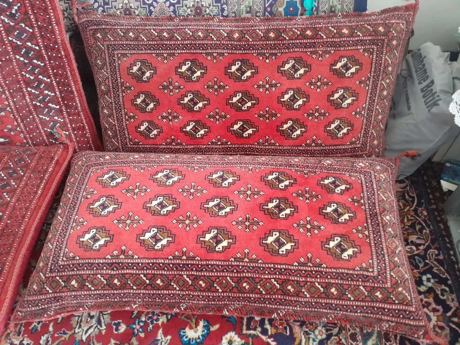 پشتی دستباف ترکمن بافت درجه یک|پشتی|تهران, یاخجی آباد|دیوار