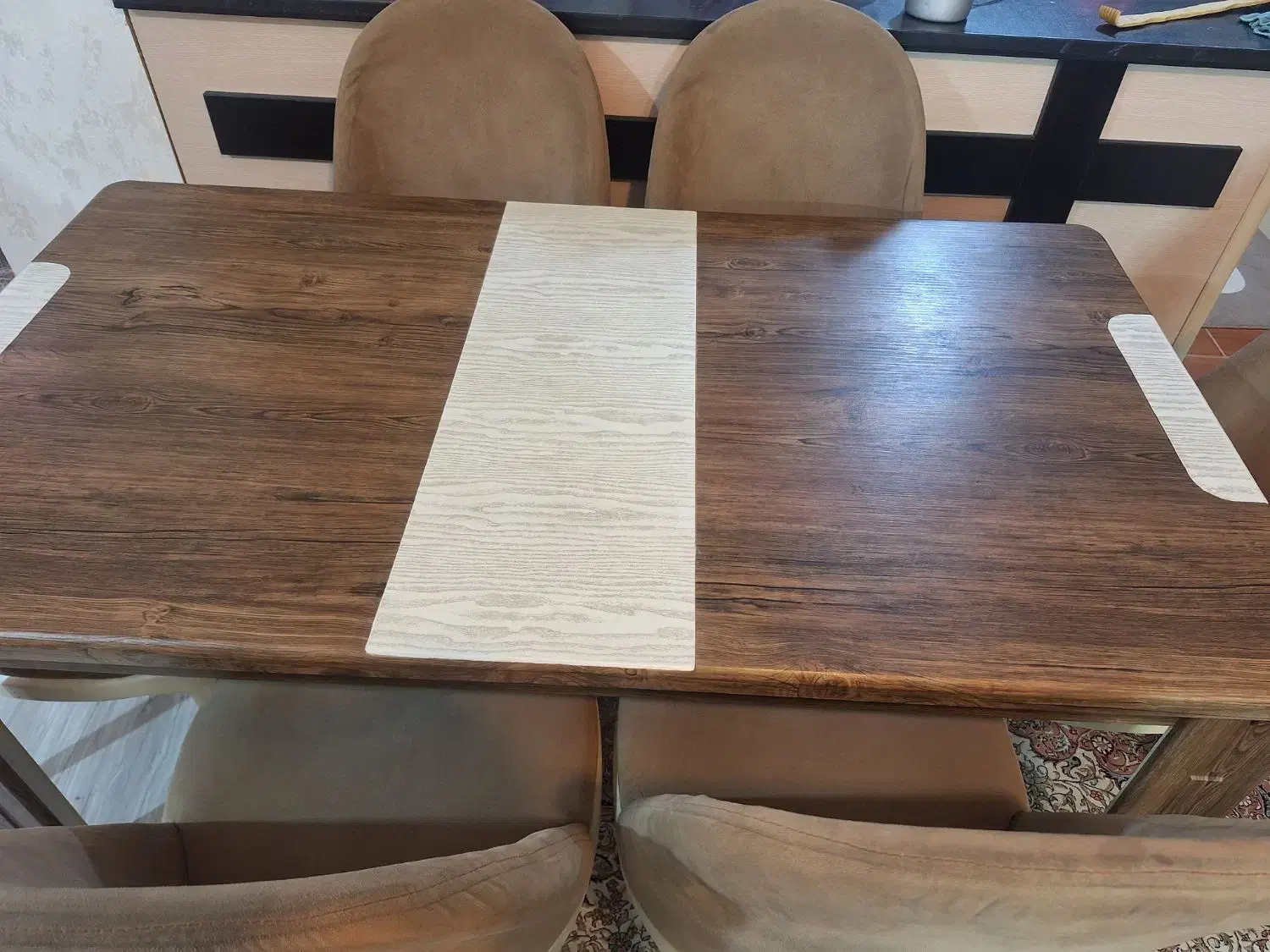 میز غذاخوری ۶ نفره|میز و صندلی غذاخوری|خوی, |دیوار