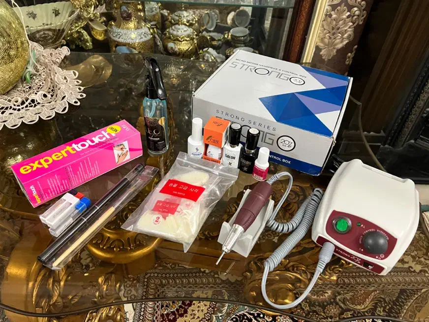 سوهان برقی استرانگ و لوازم کاشت ناخن|آرایشی، بهداشتی، درمانی|اسلامشهر, باغ فیض|دیوار