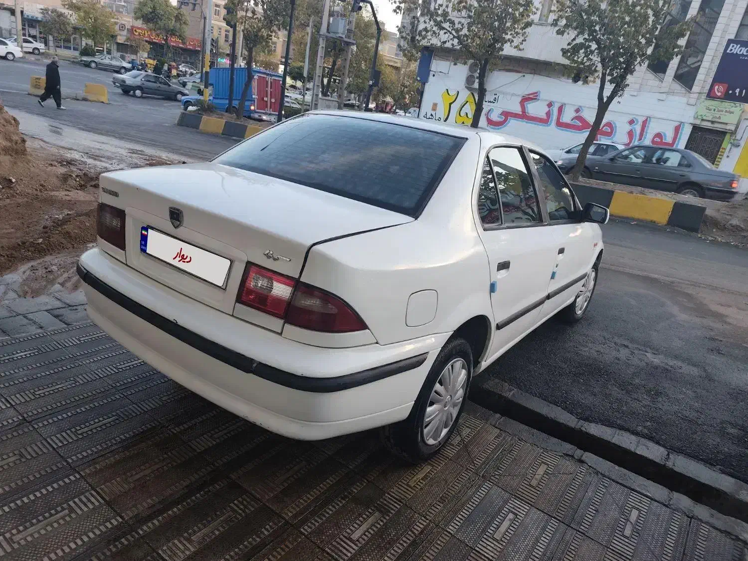 سمند مدل 81سفید دوررنگ شاسی سالم|خودرو سواری و وانت|سقز, |دیوار