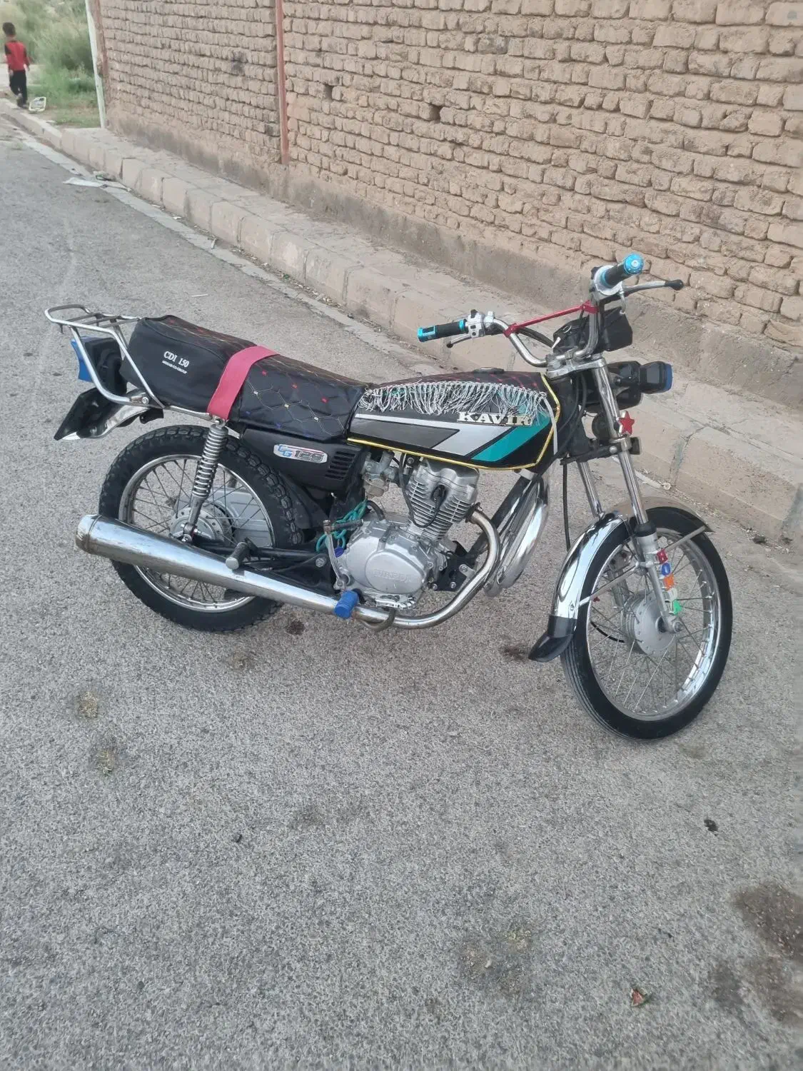 موتور هوندا ۱۲۵|موتورسیکلت|شال, |دیوار
