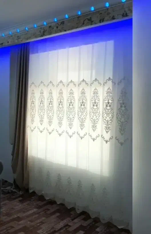 پرده پذیرایی|پرده، رانر، رومیزی|کبودرآهنگ, |دیوار