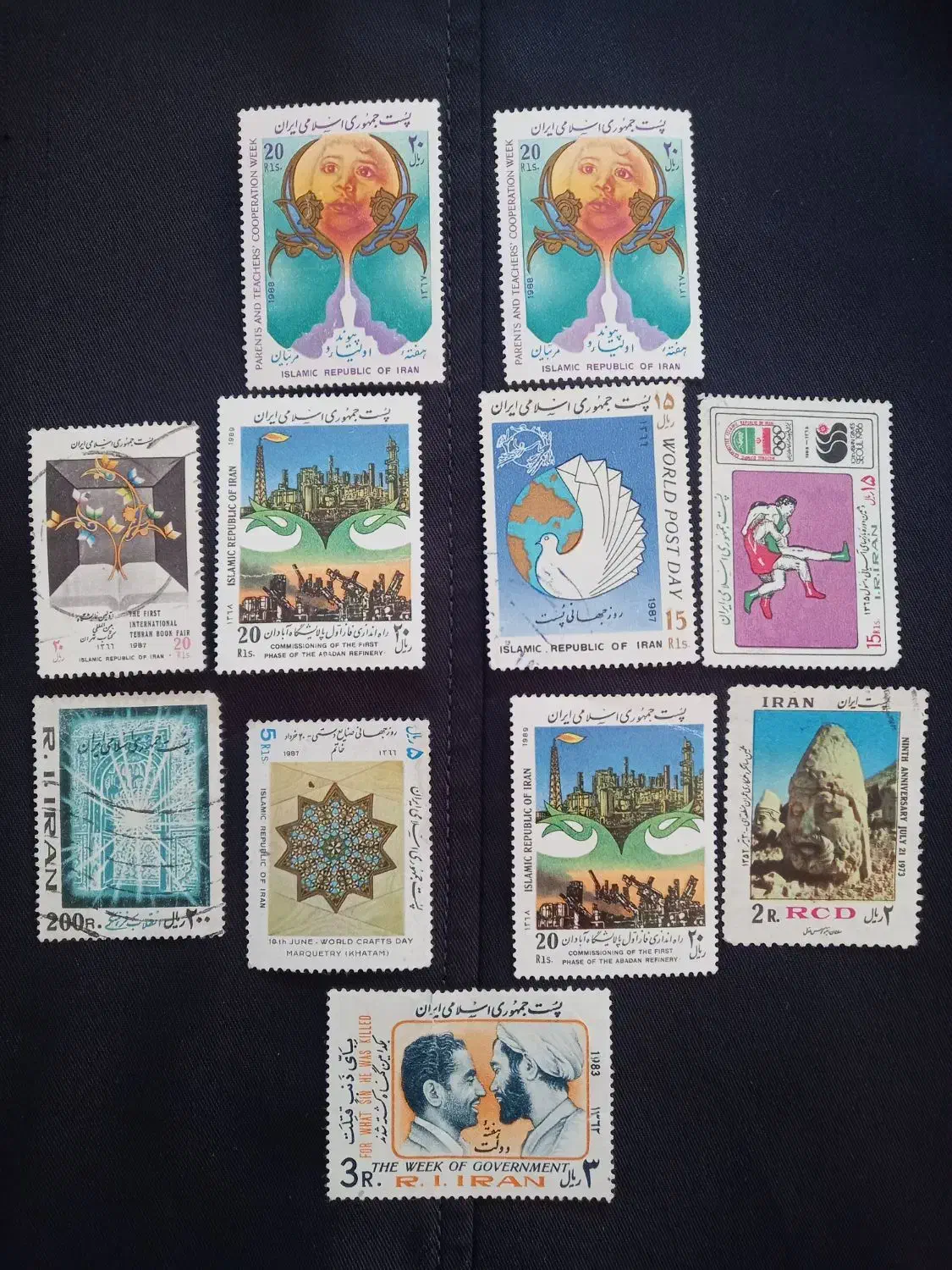 مجموعه تمبر و سکه و اسکناس قدیمی|کلکسیون سکه، تمبر، اسکناس|نیشابور, شهرک قدس|دیوار