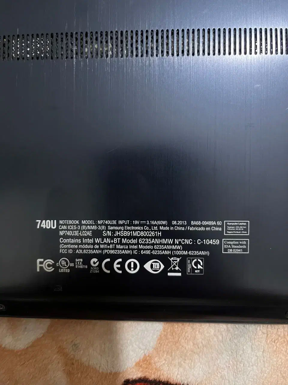 لپتاپ لمسی سامسونگ|رایانه همراه|تهران, آذری|دیوار