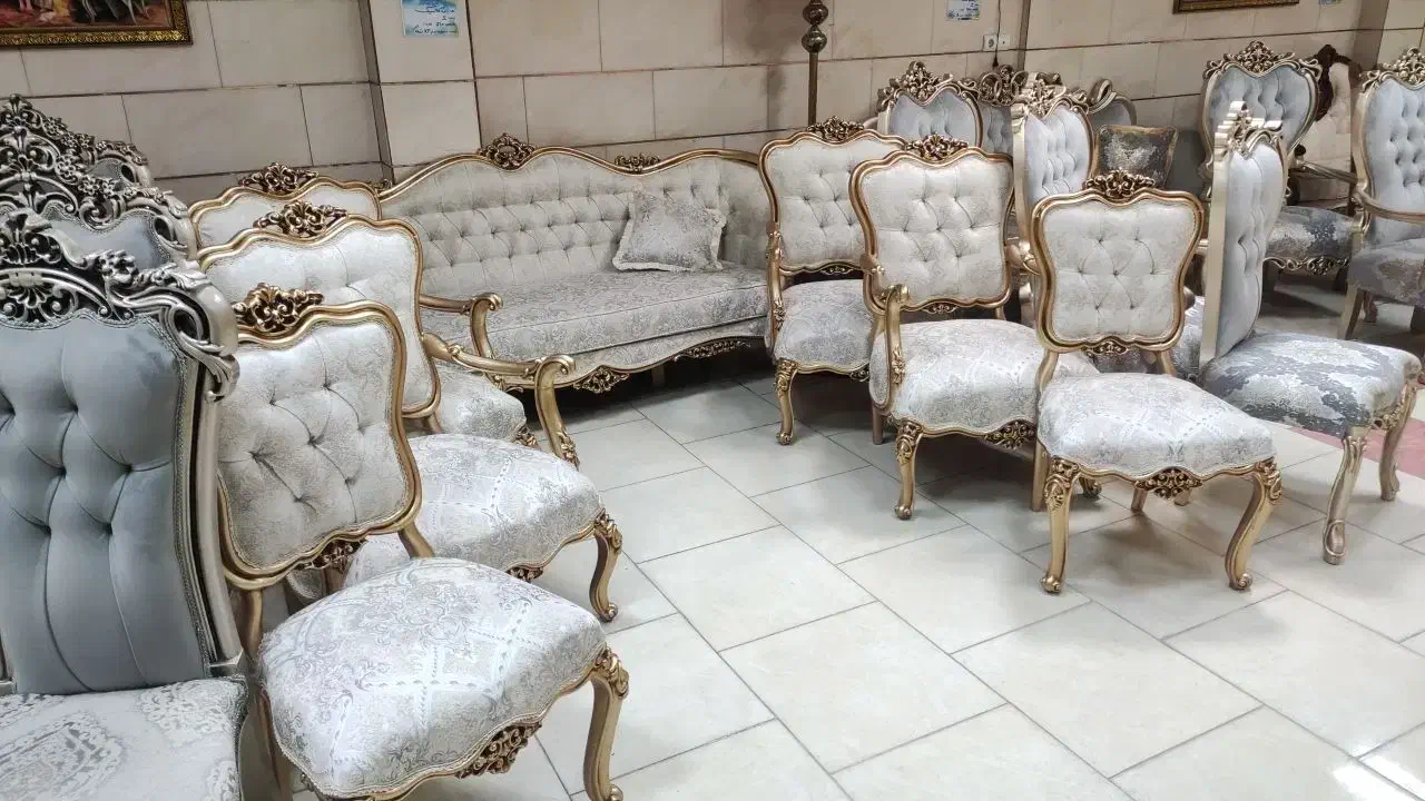 3دست مبل پرنس 9نفره چوب راش تخفیف ویژه %40|مبلمان خانگی و میز عسلی|اهواز, گلستان|دیوار