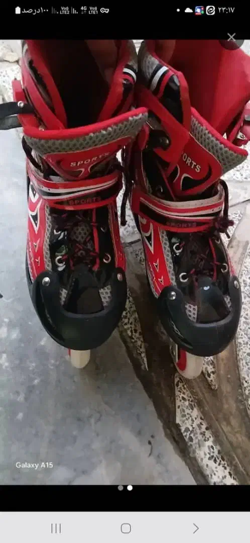 کفش چرخدار  adjustable|دوچرخه، اسکیت، اسکوتر|اصفهان, باغ فدک|دیوار