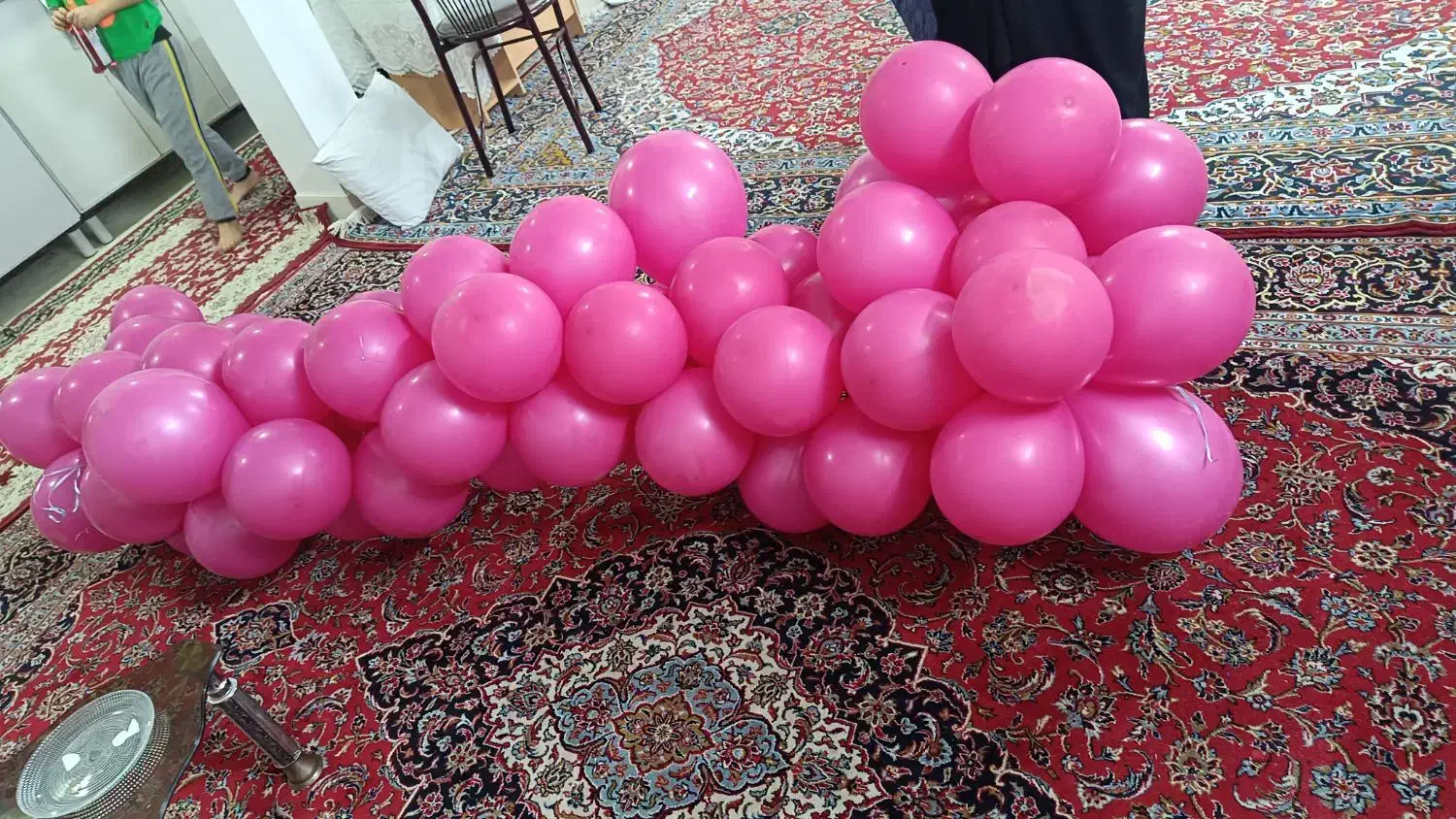 ریسه بادکنک|ریسه و چراغ تزئینی|قم, مجیدیه|دیوار